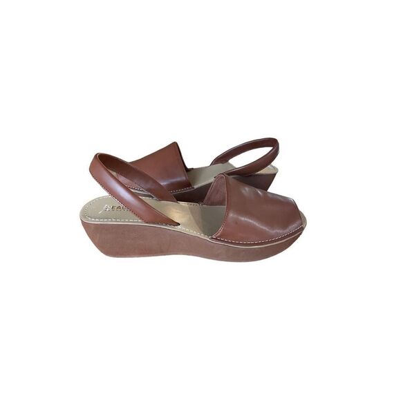 Kenneth Cole Reaction Womens Brown Slingback Open Toe Slide Sandals Size 8.5 - Picture 4 of 9
